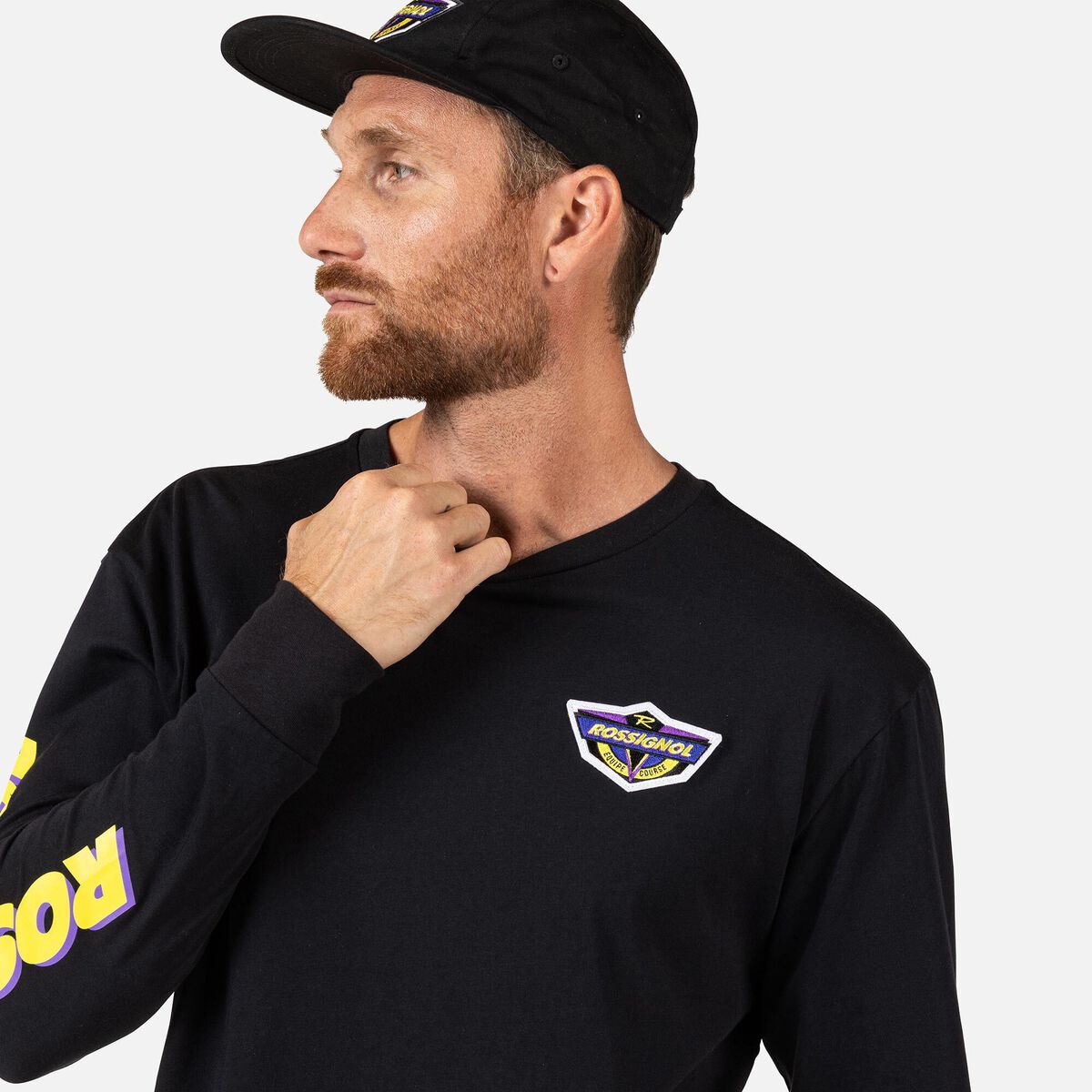 Rossignol Tee-shirt &agrave; manches longues Super unisexe Noir