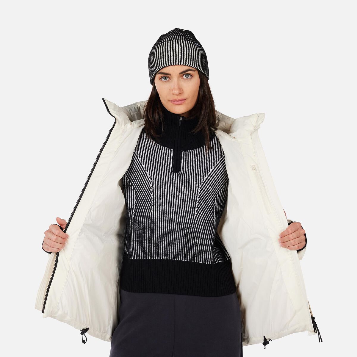 Rossignol Parka en duvet Chavanette pour femme white