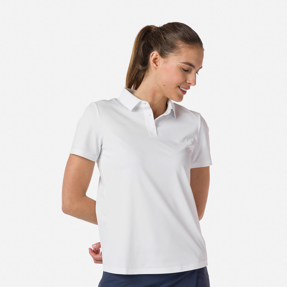 Rossignol Polo leggera traspirante da donna White