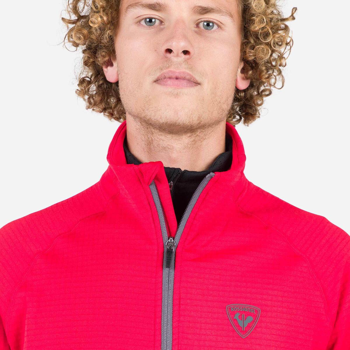 Rossignol Men's Blackside Full-Zip Fleece Jacket Red