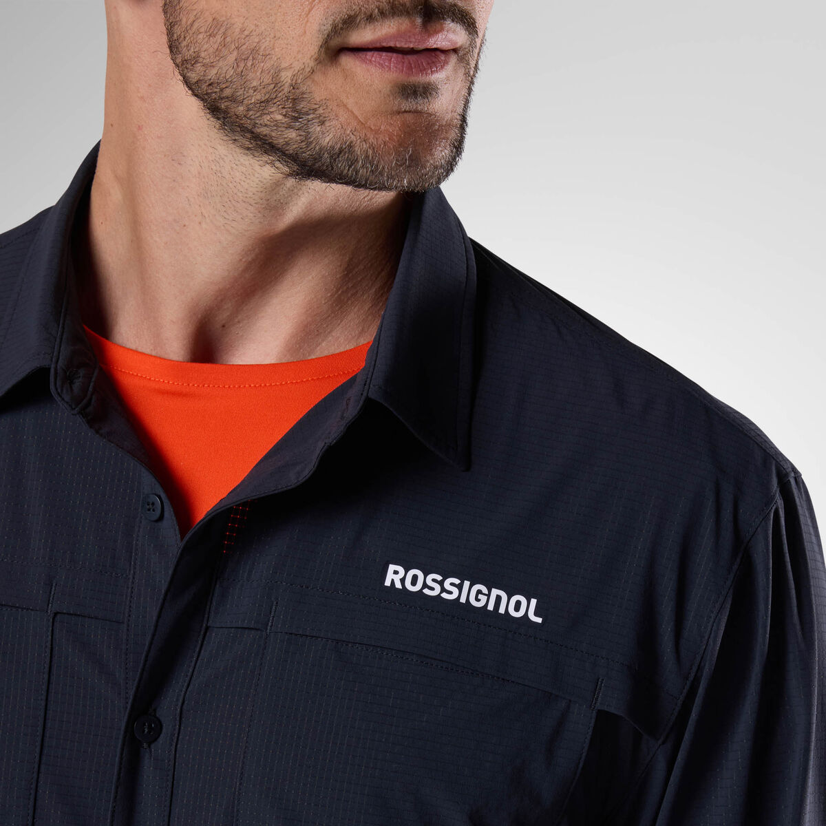 Rossignol Men's Long Sleeve Ventilation Shirt black
