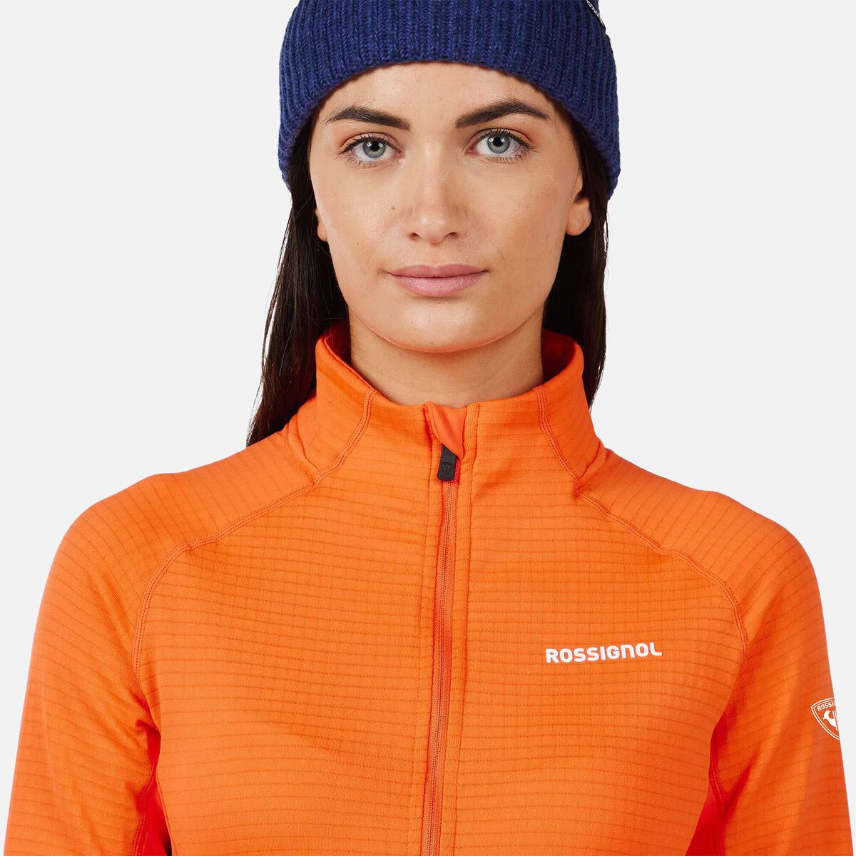 Rossignol Polaire zipp&eacute;e Blackside Mix pour femme Orange