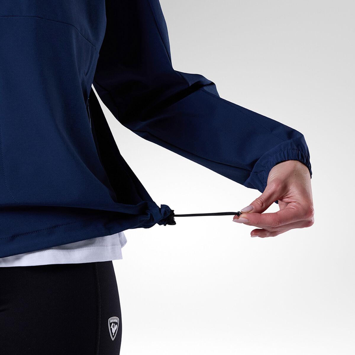 Rossignol Elastische Anorakjacke mit Kapuze f&uuml;r Damen Blau