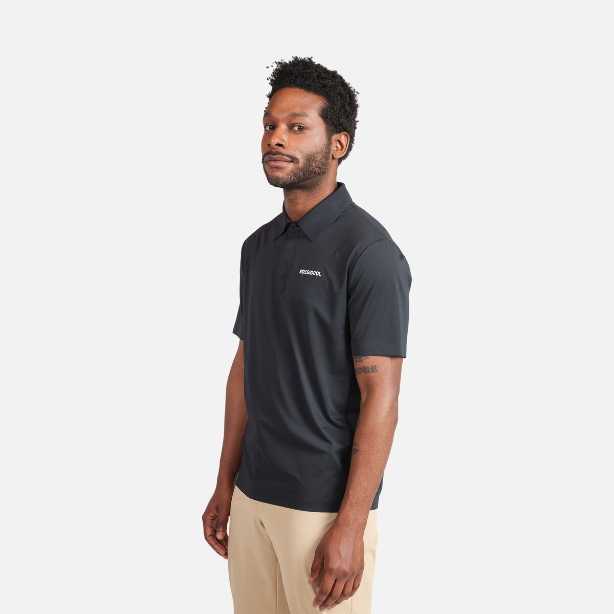 Rossignol Men's Lycian Polo Shirt Black