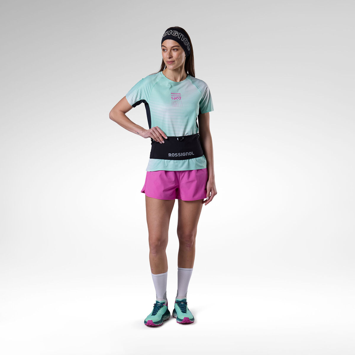 Rossignol Women's Sidelhorn Shorts 3' Pink/Purple