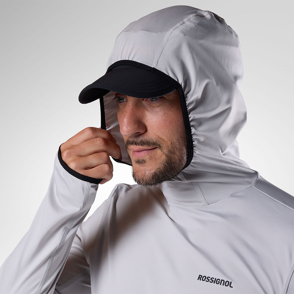 Rossignol Capo uomo anti UV con cappuccio Westweg Grey