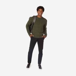 Rossignol Men's Over Round-Neck Knit Sweater green