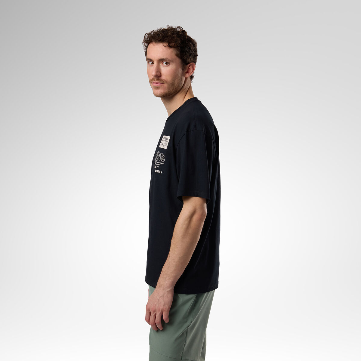 Rossignol Men's Graphic Waterfall Tee Black