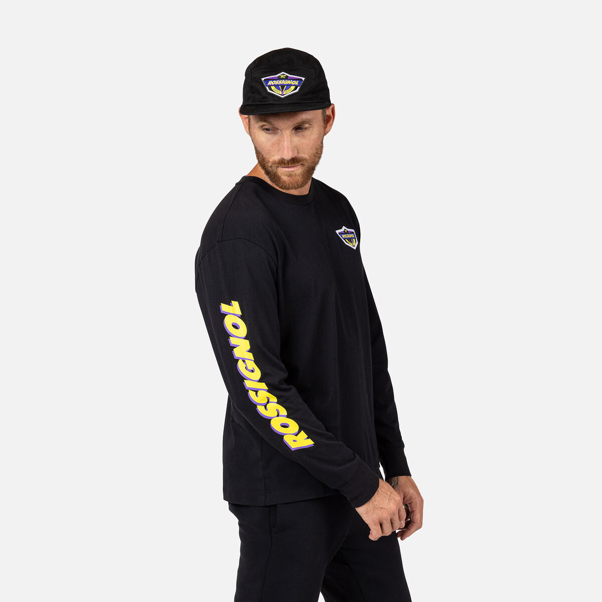 Rossignol Tee-shirt &agrave; manches longues Super unisexe Noir