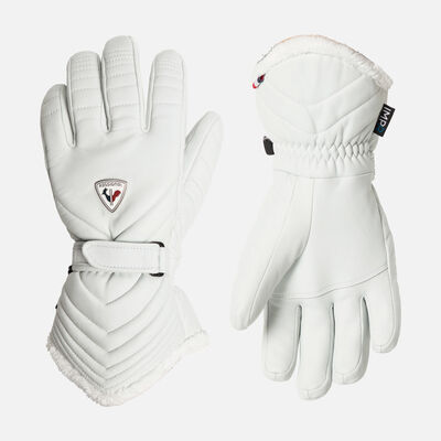 Women's Select leather waterproof ski gloves