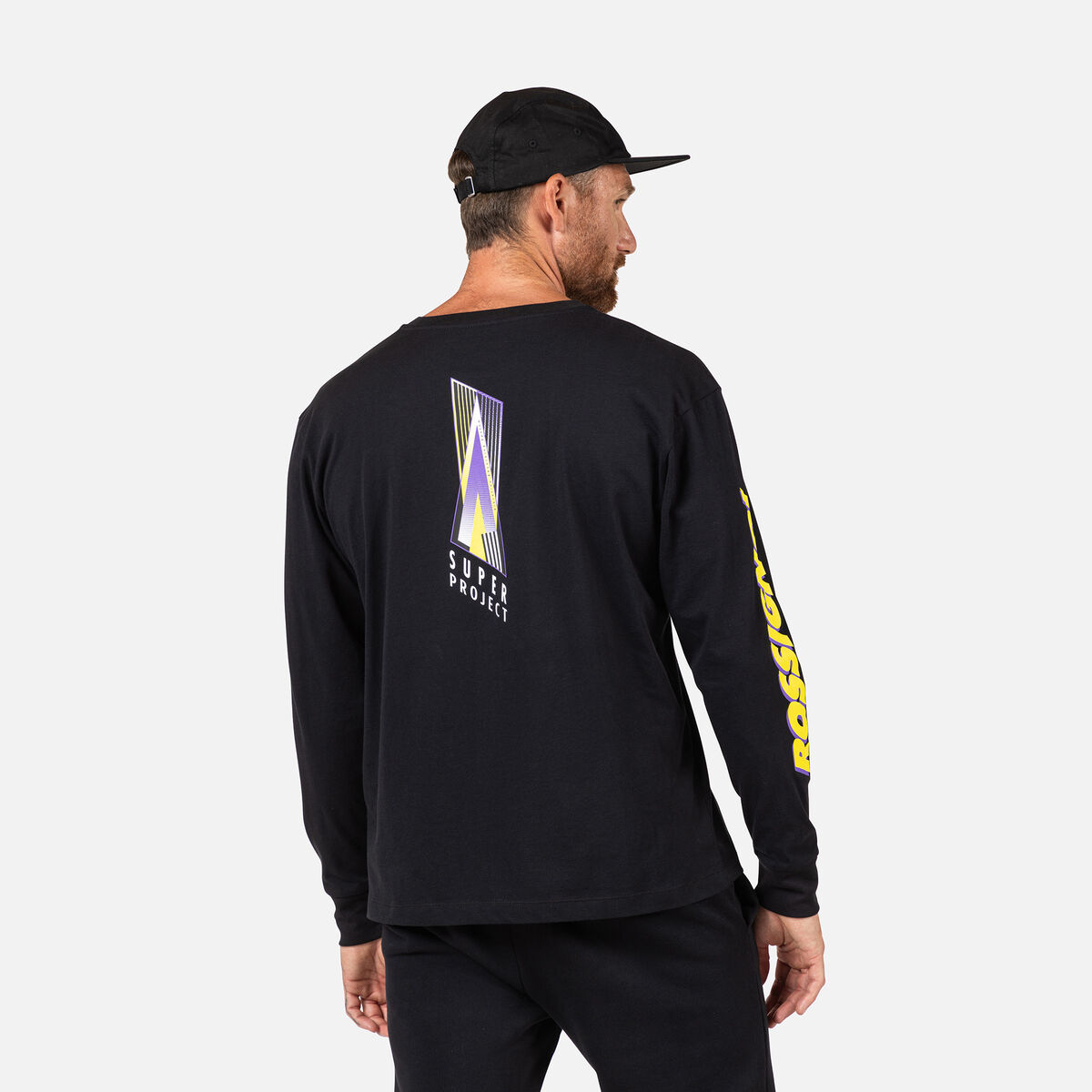Rossignol Unisex Super Long Sleeve Tee black