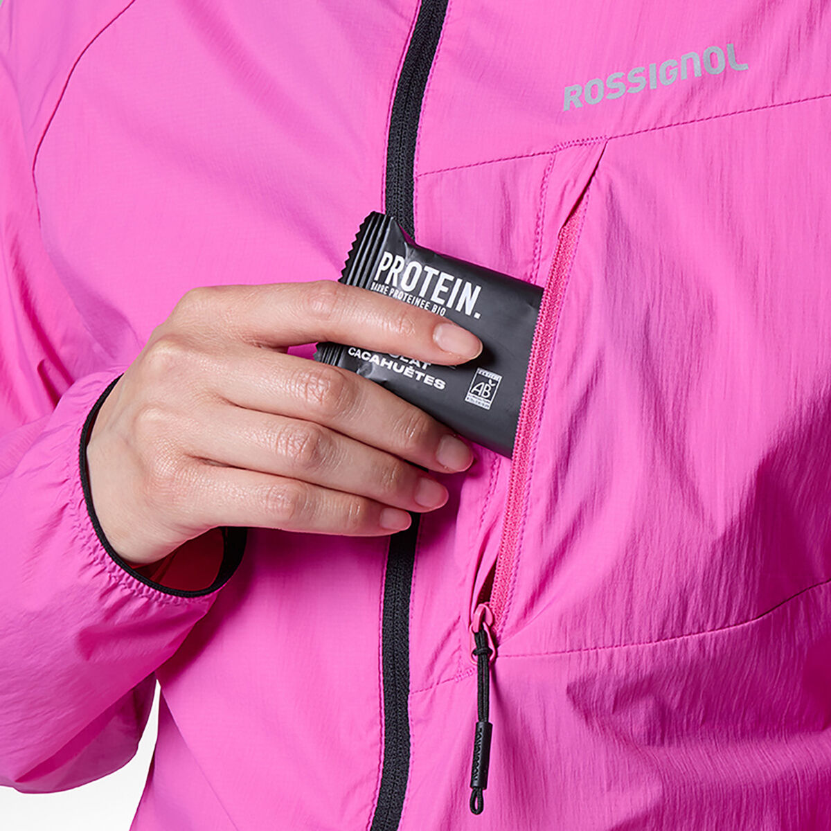 Rossignol Women's Sidelhorn Packable Jacket pinkpurple