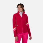 Damenfleecejacke mit durchgehendem Rei&szlig;verschluss Strawpile