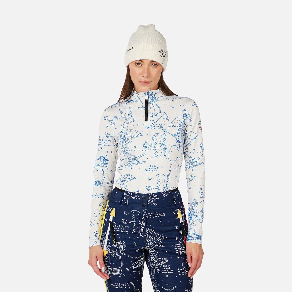 Rossignol Sudadera con media cremallera JCC Booster para mujer Multicolor