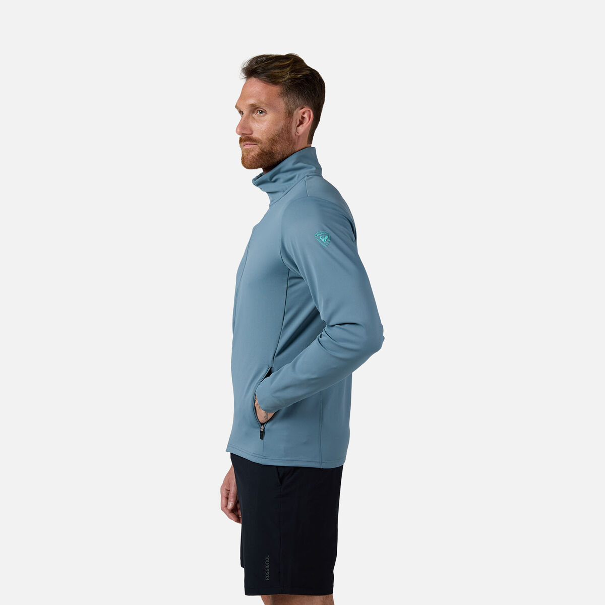 Rossignol Men's Midlayer Full-Zip Thin Jacket Blue