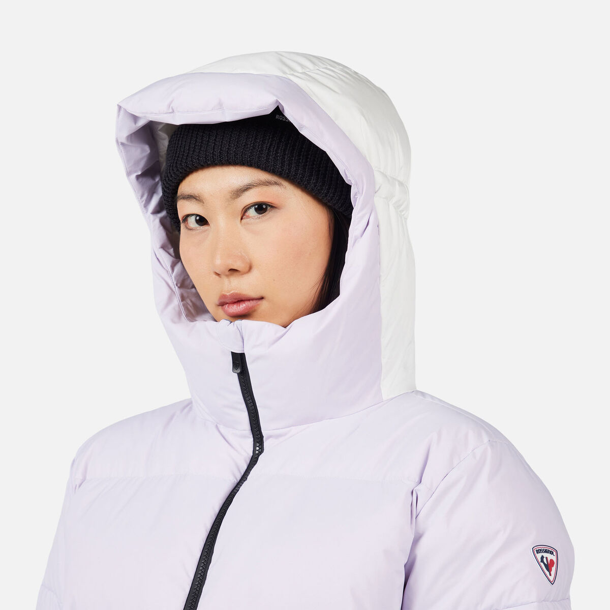 Rossignol Chaqueta de plum&oacute;n de esqu&iacute; Daille para mujer Pink/Purple
