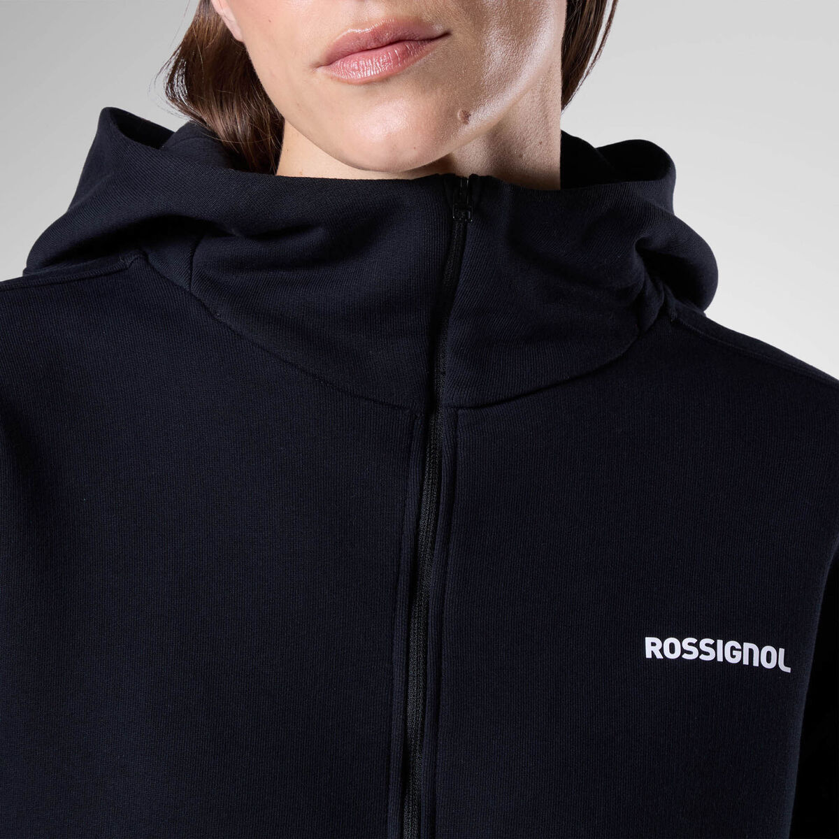 Rossignol Women's Logo Full-Zip Sweatshirt Black