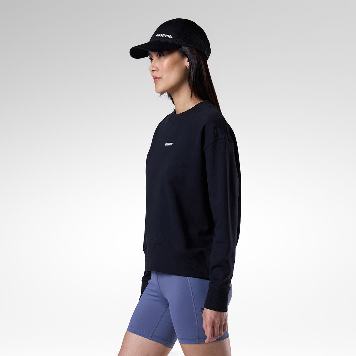 Rossignol Women's Logo Crewneck Sweatshirt Black
