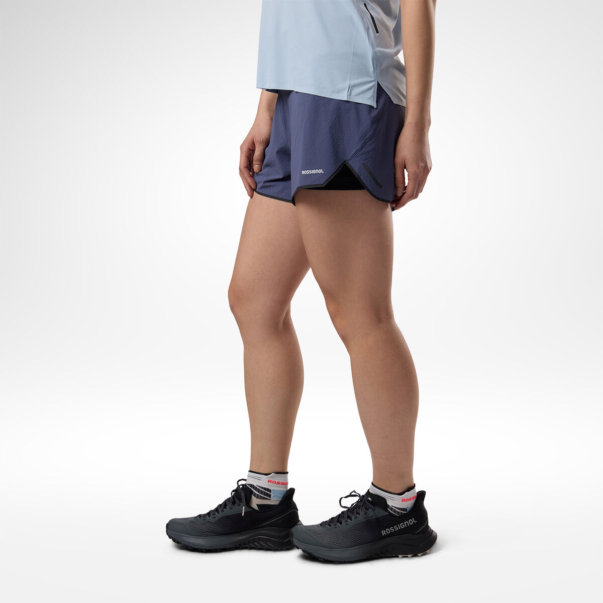Rossignol Women's Sapa 2-in-1 Shorts 5" Blue