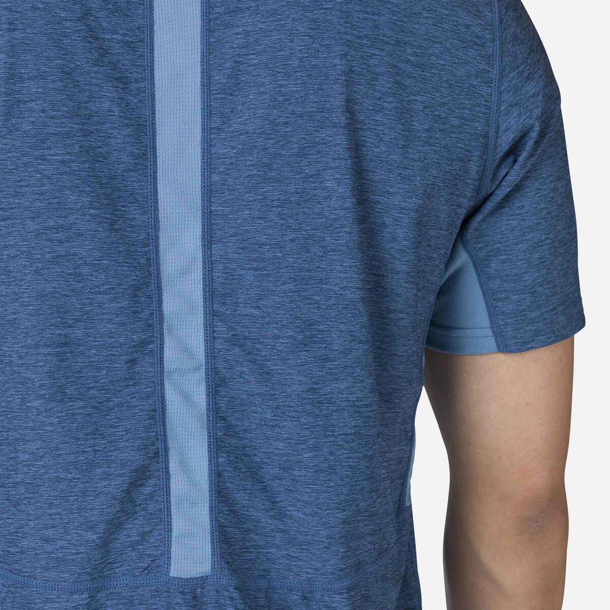 Meliertes Wander-T-Shirt für Herren
