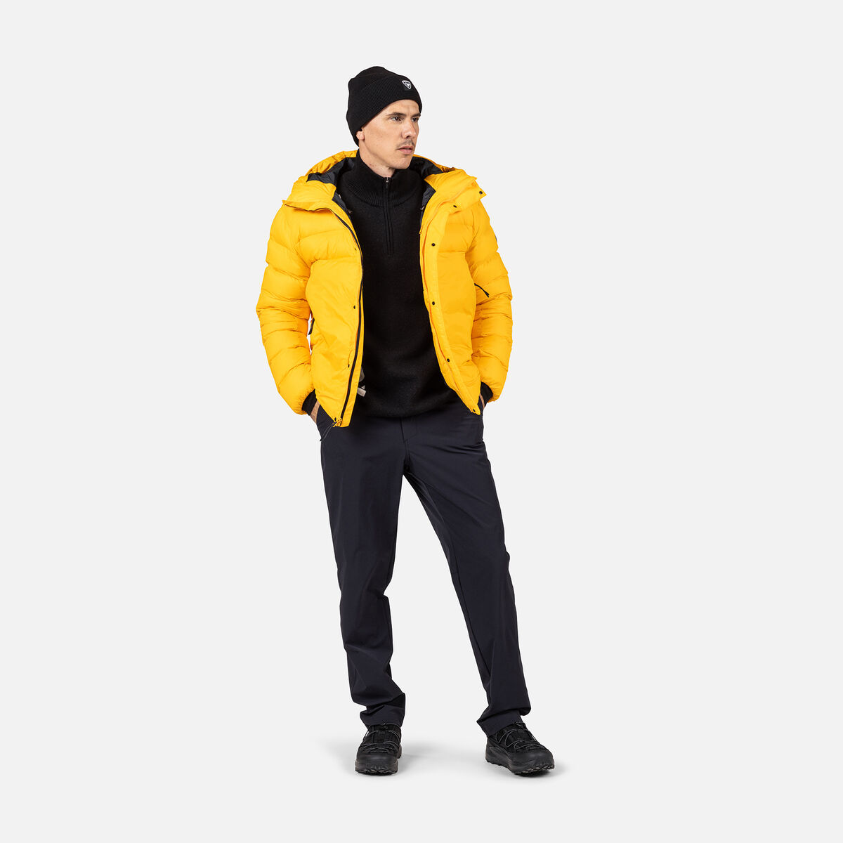 Rossignol Men's Aretu Down Hoodie Yellow