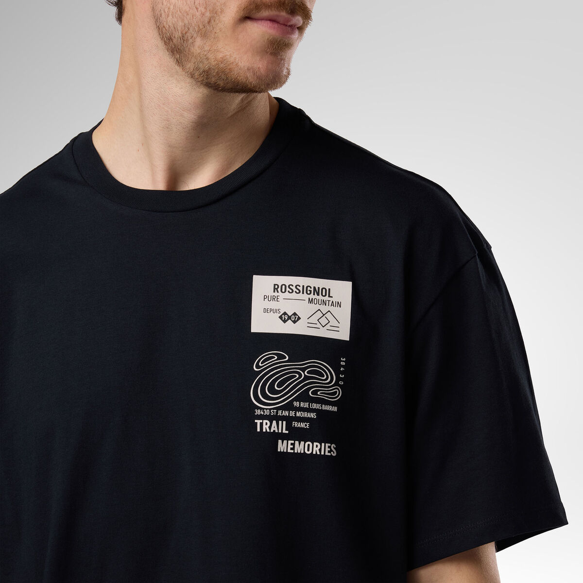 Rossignol Men's Graphic Waterfall Tee black