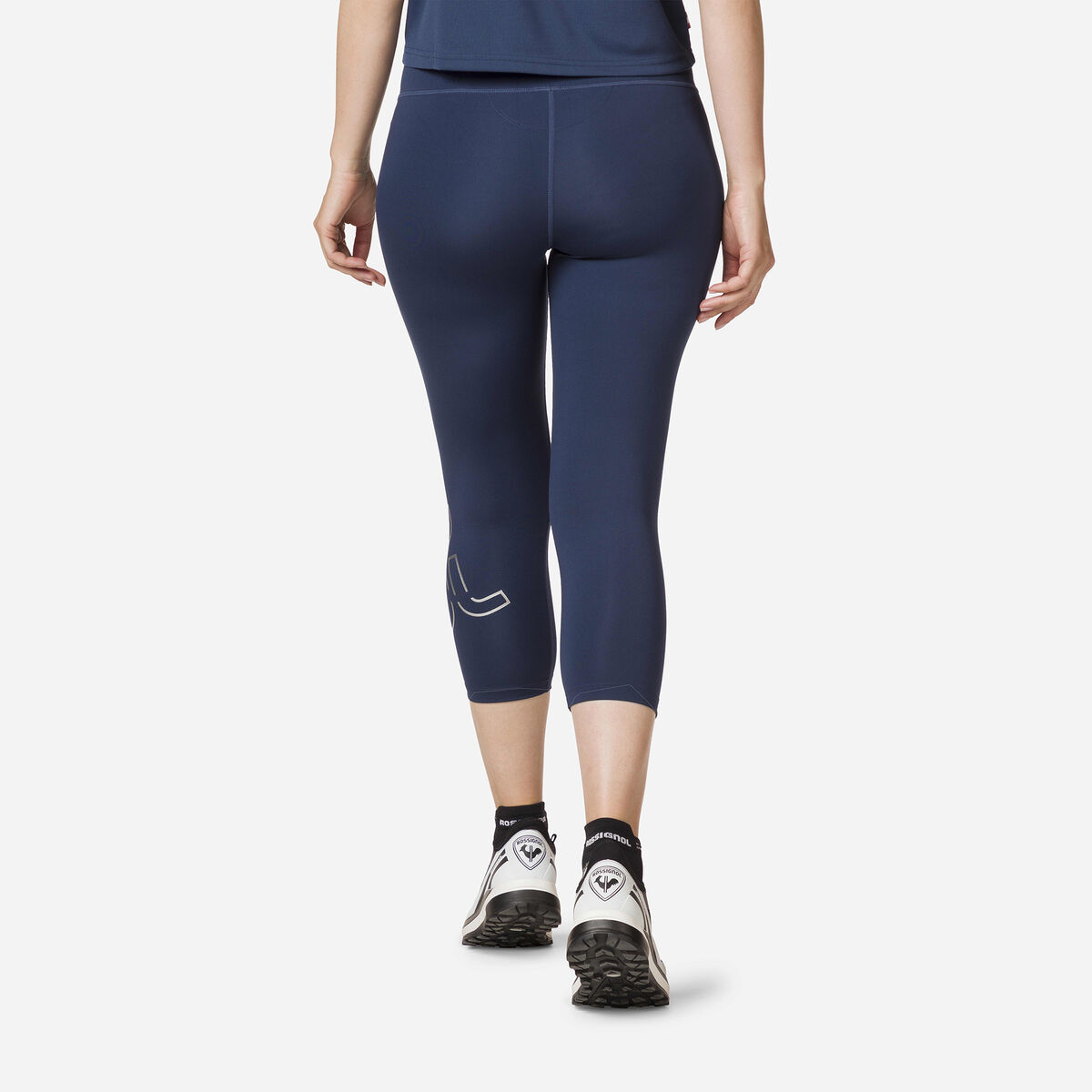 Rossignol Women's stretch 3/4 running tights Blue