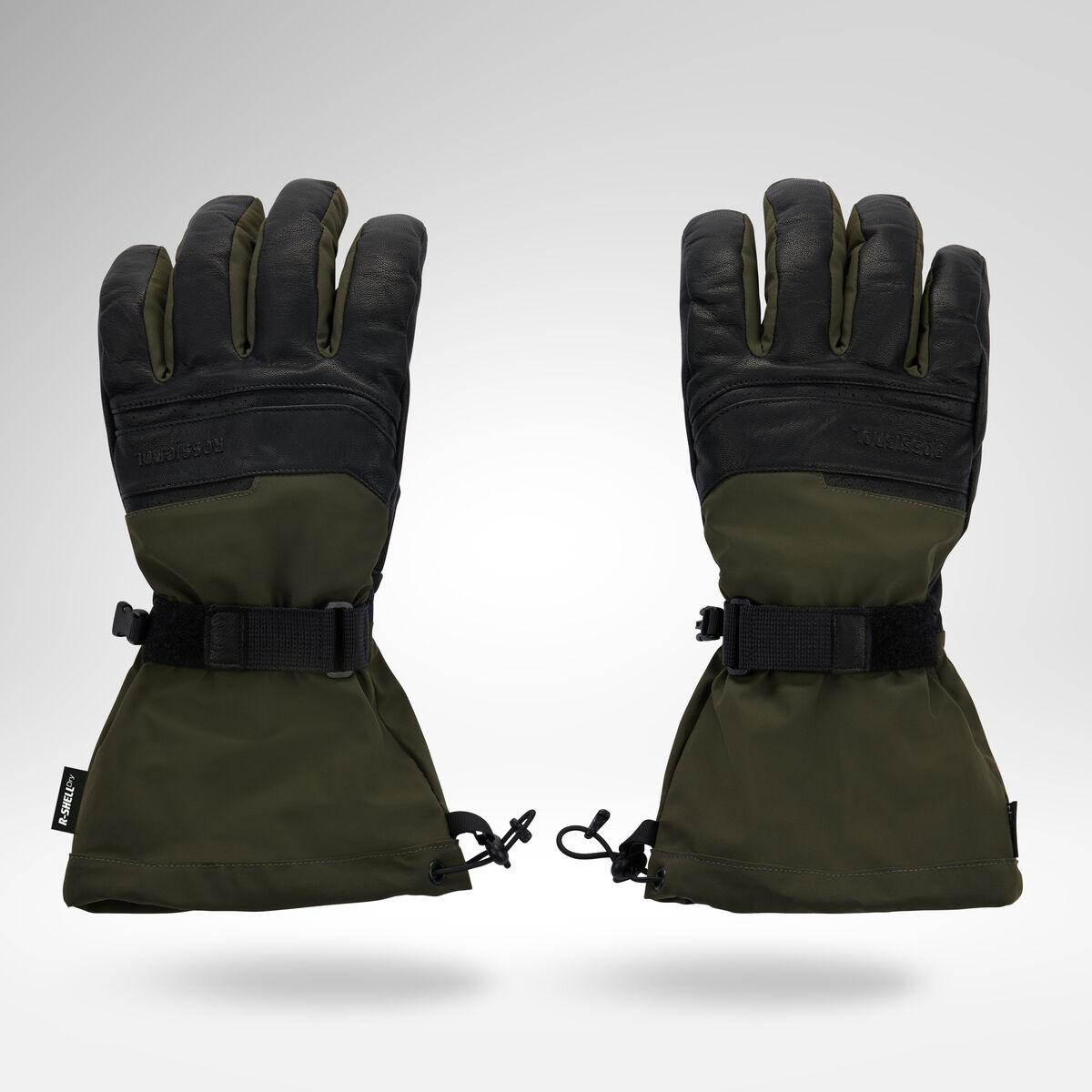 Rossignol Men's Leather Mix Ski Gloves R-Shell Dry [Ljava.lang.Object;@4c722663