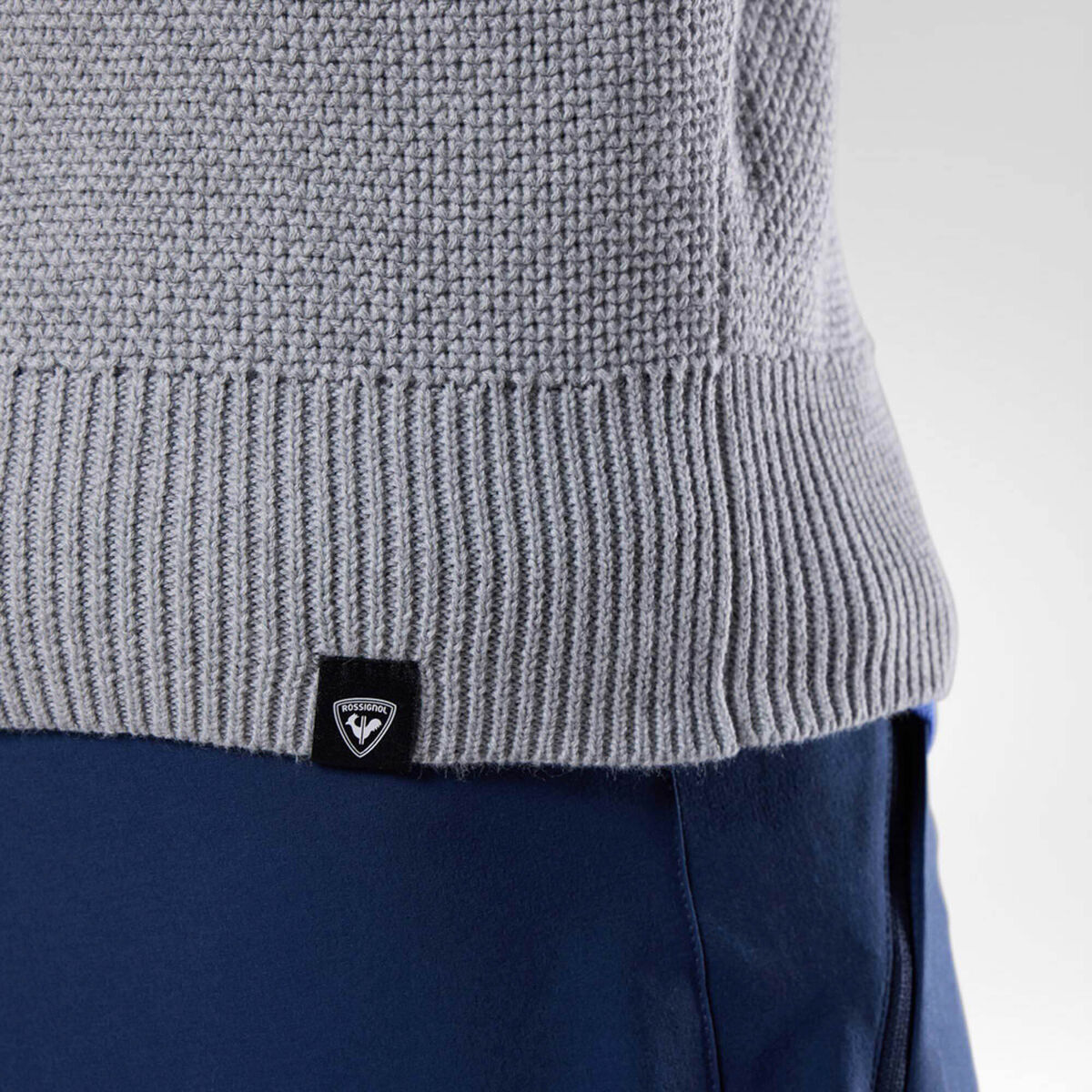 Rossignol Men's Knit Crewneck Sweater Grey