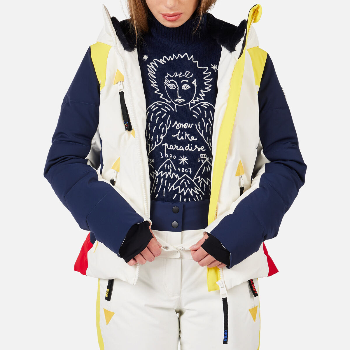 Rossignol Women's JCC Valdiz Down Ski Jacket Blue