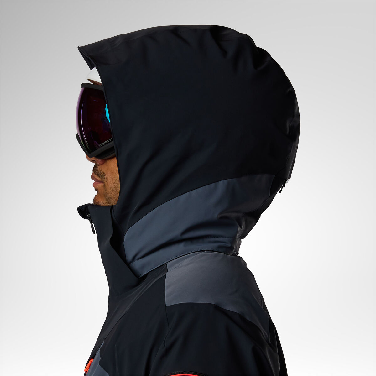 Rossignol Men's 4-Way Stretch Insulated Ski Jacket Black