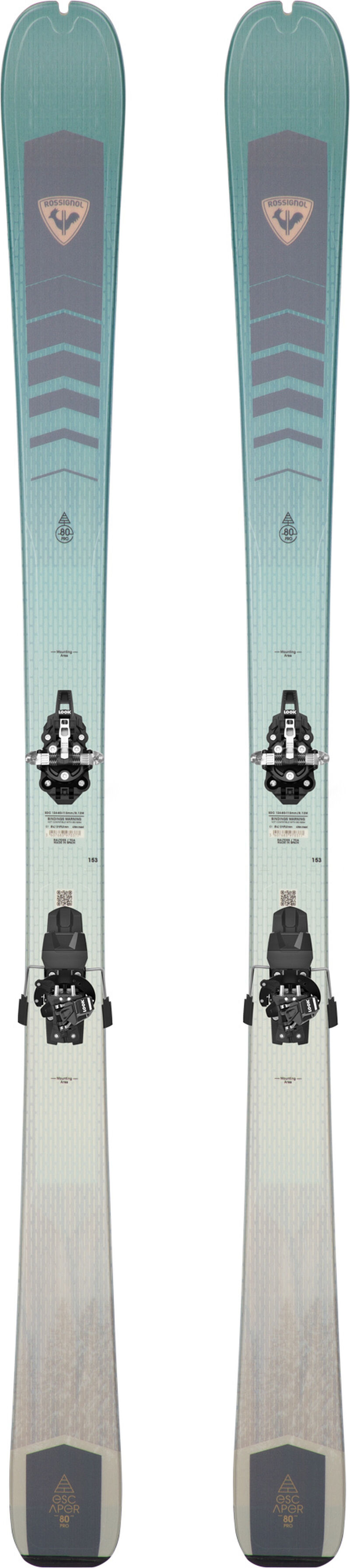 Skis de randonnée enfant ESCAPER W 80