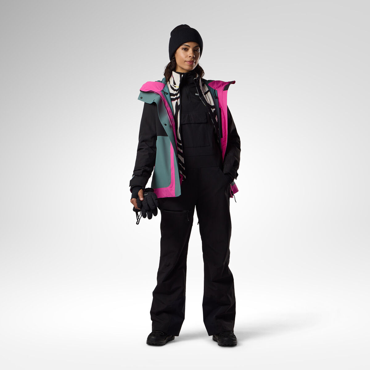 Rossignol Women's Outerlimits Insulated Bib Pants Black