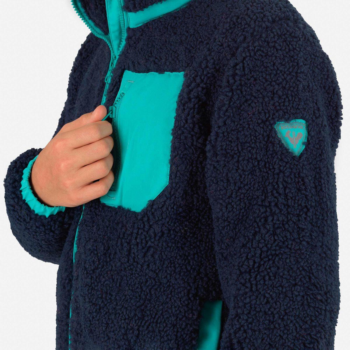 Rossignol Giacca in pile ragazzo Blue