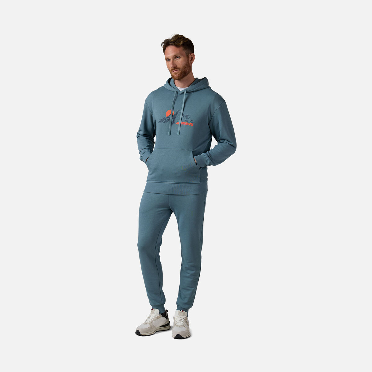 Rossignol Men's Waterfall Hoodie Sweatshirt Blue