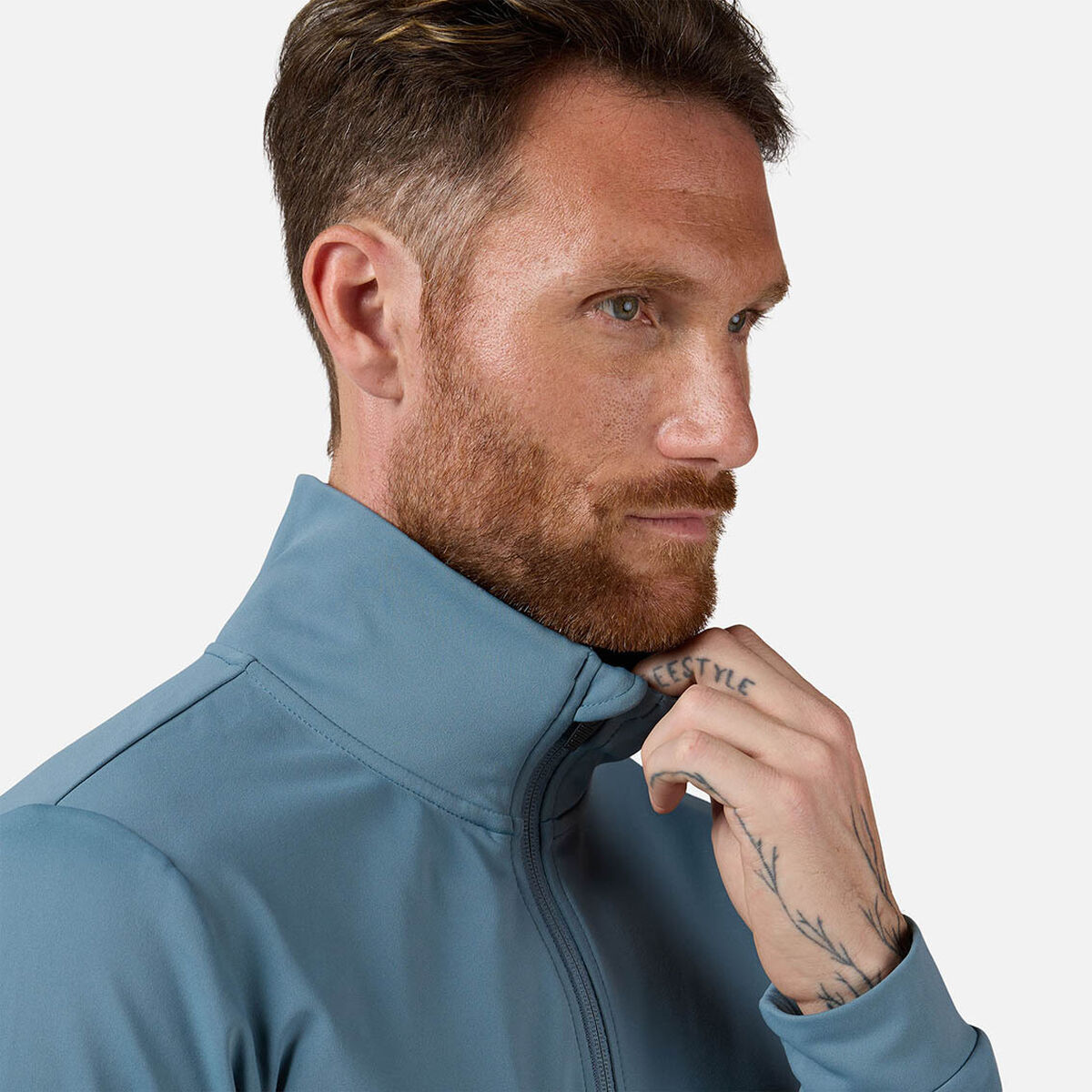 Rossignol Men's Midlayer Full-Zip Thin Jacket Blue