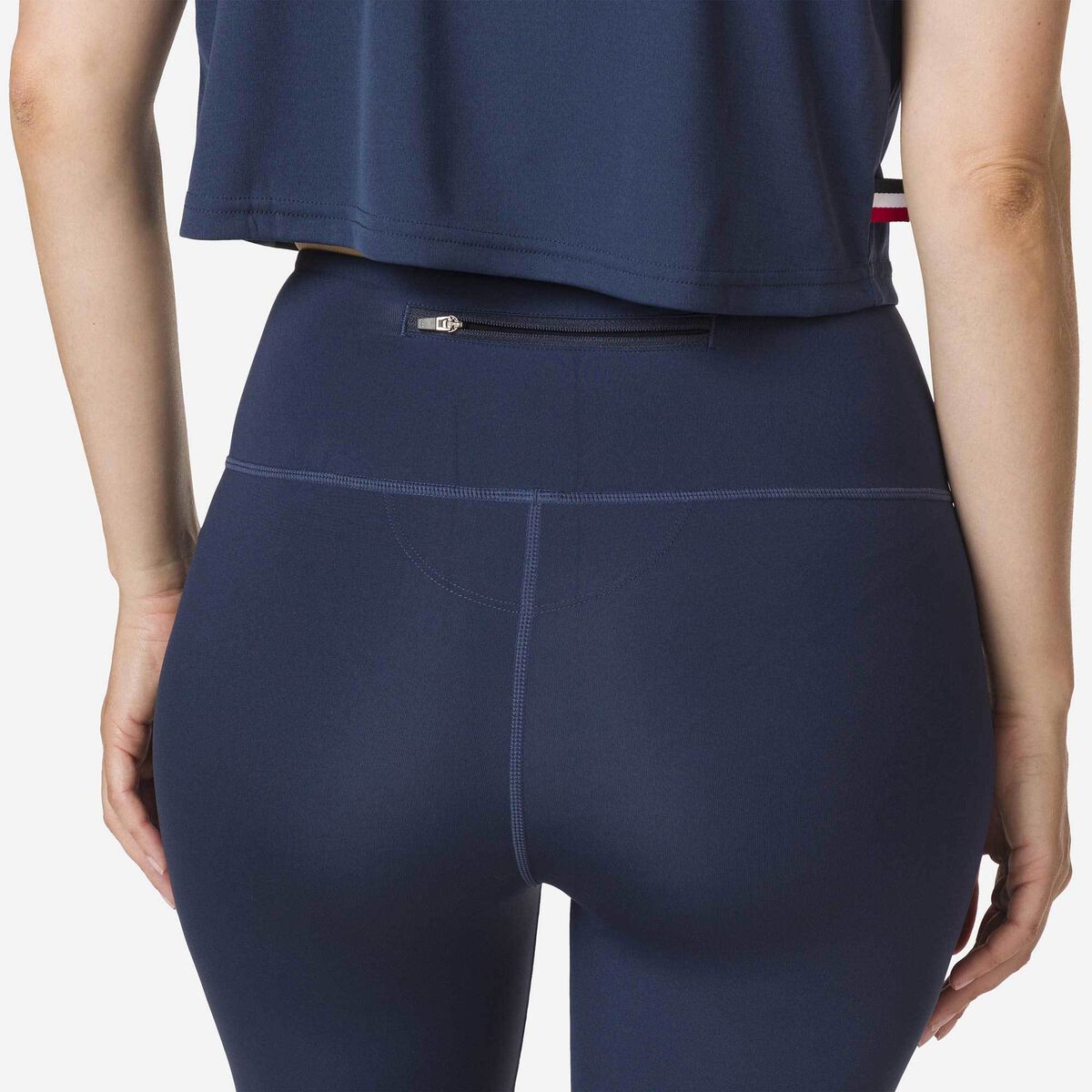 Rossignol Women's stretch 3/4 running tights Blue
