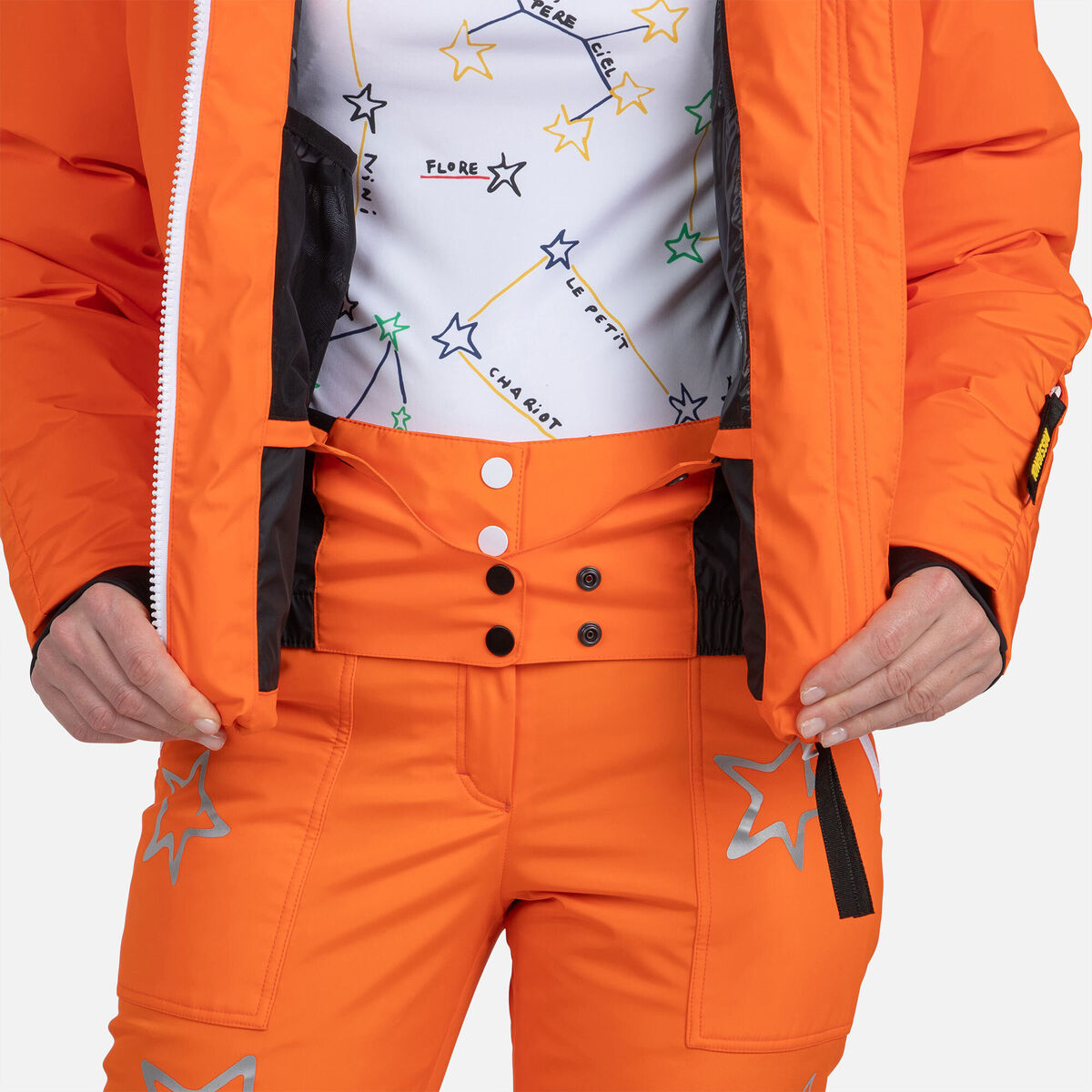 Rossignol Doudoune de ski JCC Stellar femme Orange