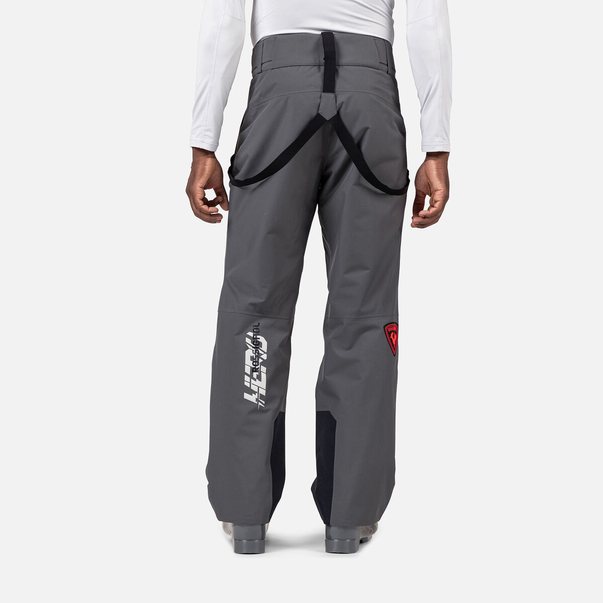 Rossignol Pantal&oacute;n de esqu&iacute; aislante Hero Blackside para hombre Gris