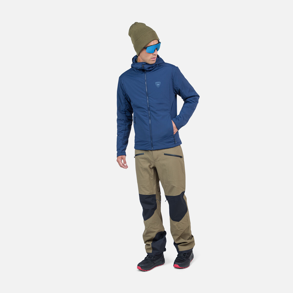 Men'S Opside Hoodie Jacket | Blue | Softshell And Lightweight Jackets ...