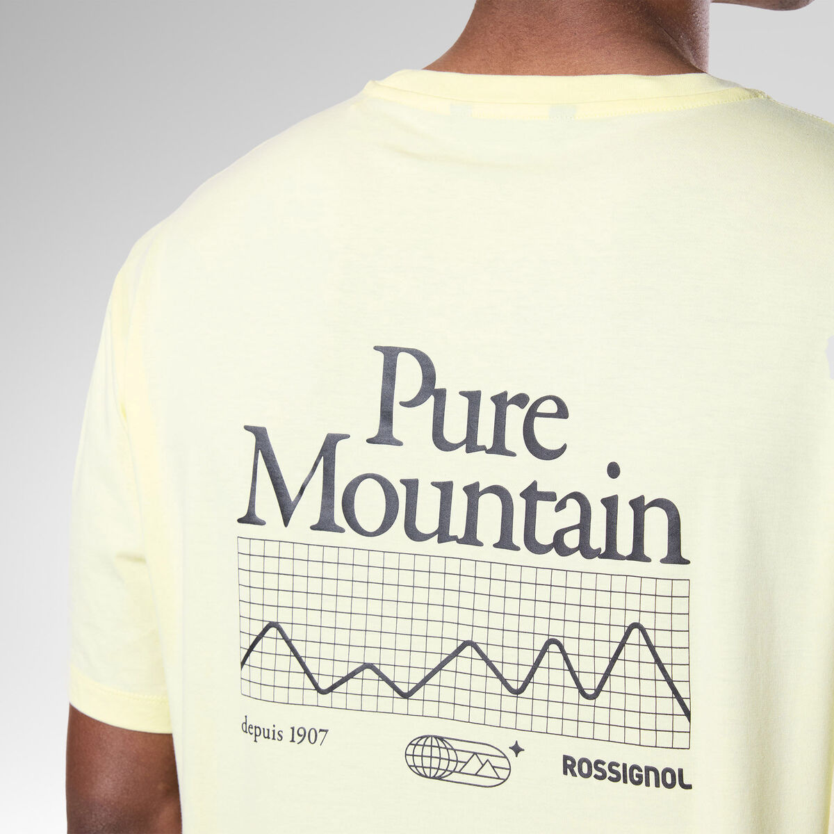Rossignol Men's Graphic Waterfall Tee Yellow