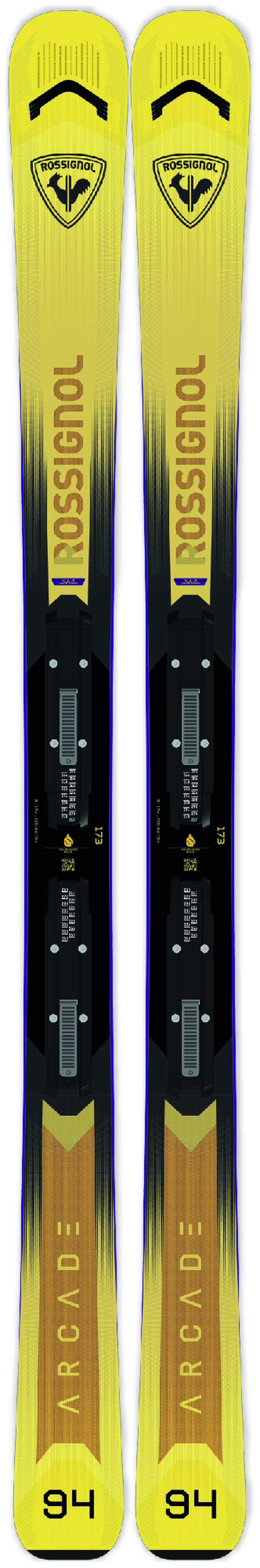 Rossignol Women's Rossignol Arcade 94 Skis KONECT Yellow