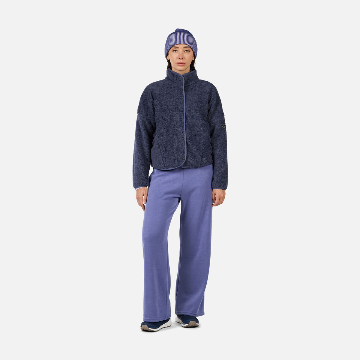 Rossignol Women's AllTrack Snap Sherpa Jacket Blue