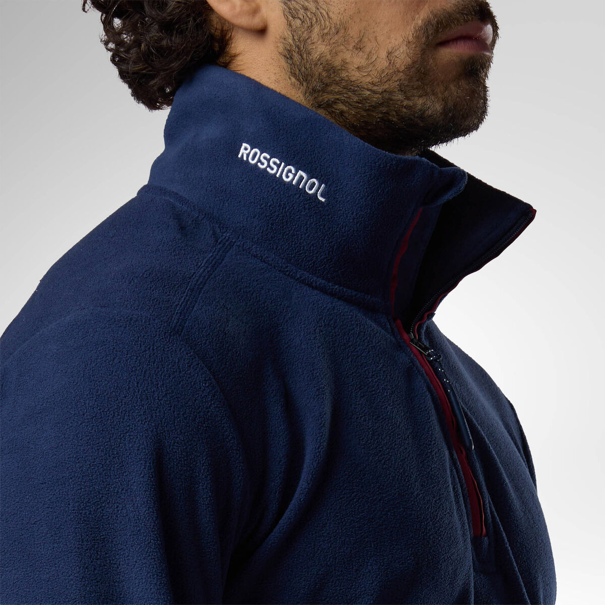 Rossignol Men's Quarter Zip Polar Fleece [Ldw.value.EnumValue;@7d10aa0d