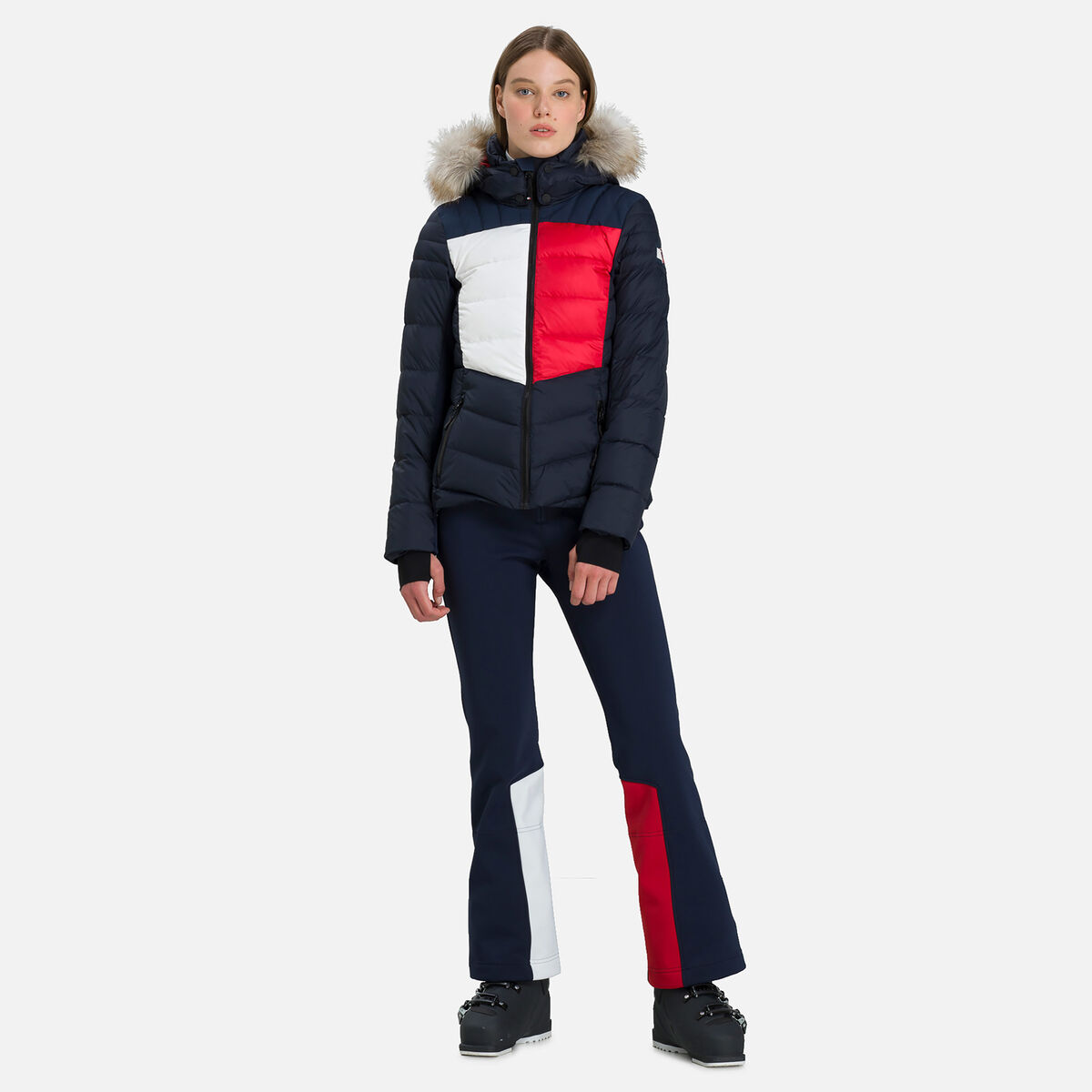 Tommy Hilfiger Women's Flag E-Fur Down Jacket