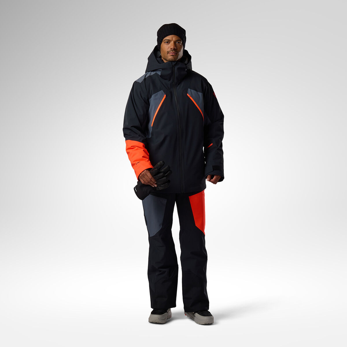 Rossignol Men's 4-Way Stretch Insulated Ski Jacket Black