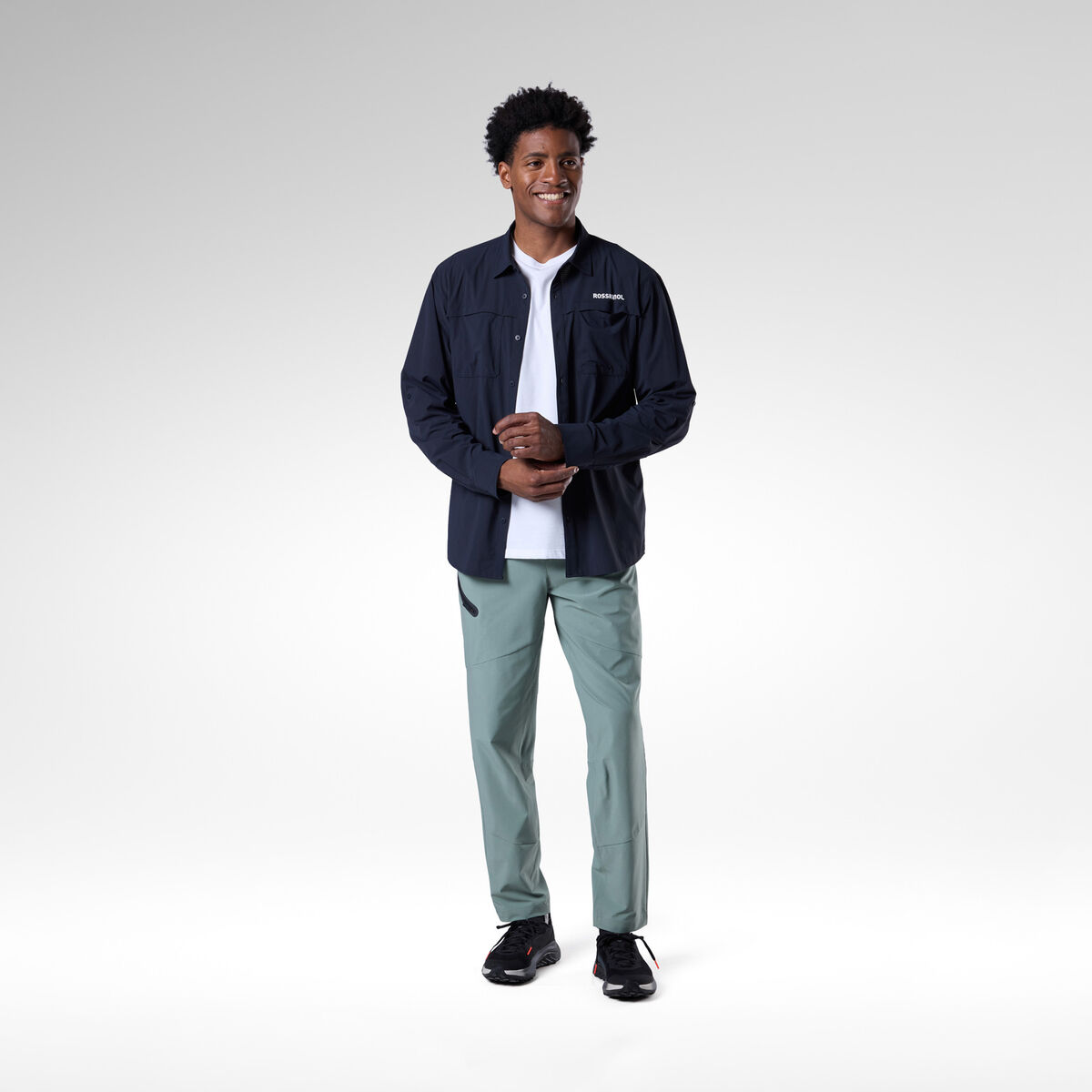 Rossignol Men's Long Sleeve Ventilation Shirt Black