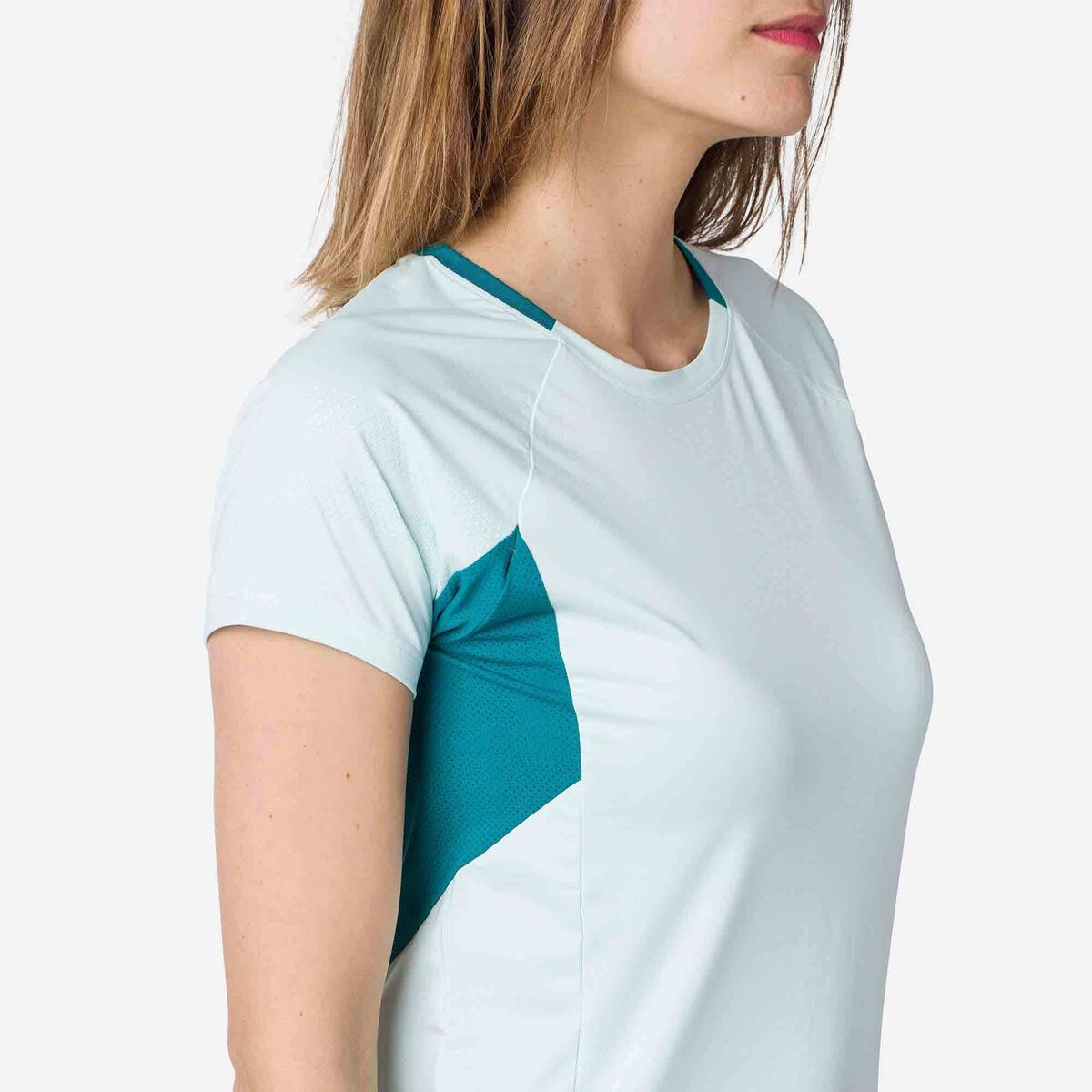 Kurzarm-Jerseyshirt für Damen Relaxed Fit