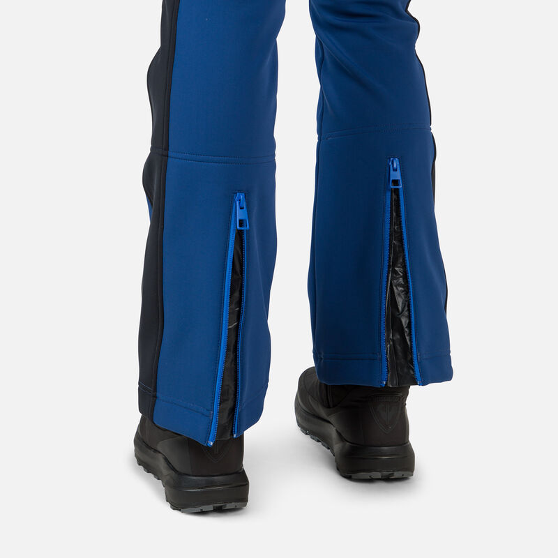 Pantalon Trekking Softshell Femme LARS MONSEN, Taille L, Bleu, Polyester