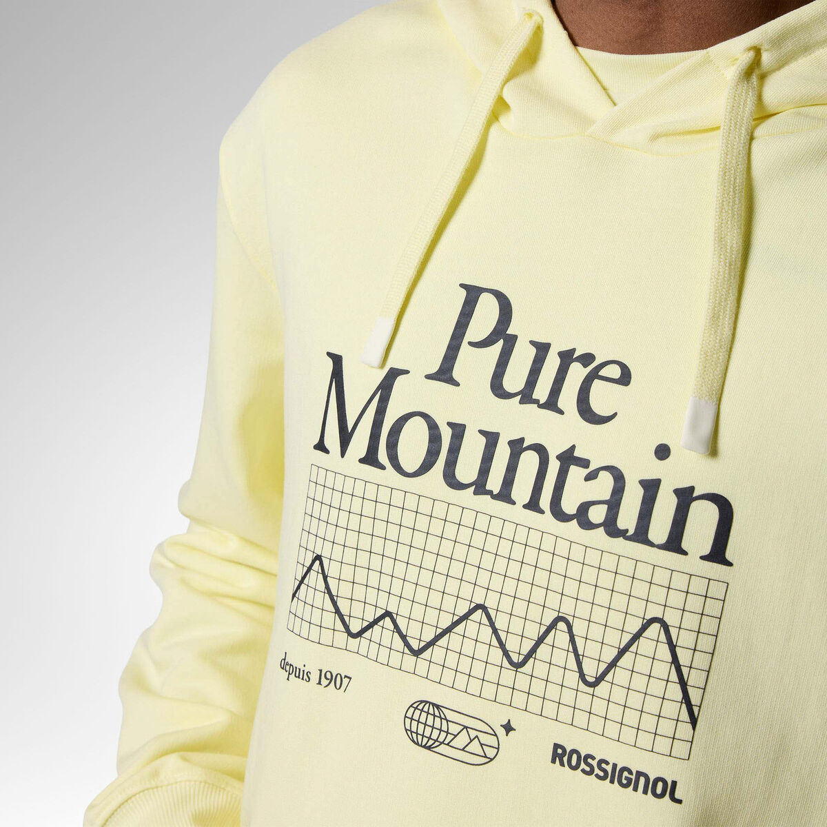 Rossignol Sweat &agrave; Capuche Waterfall pour hommes Yellow